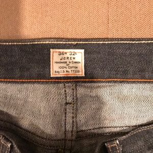 J Crew Denim Slim/Skinny Charcoal Jeans 34/32